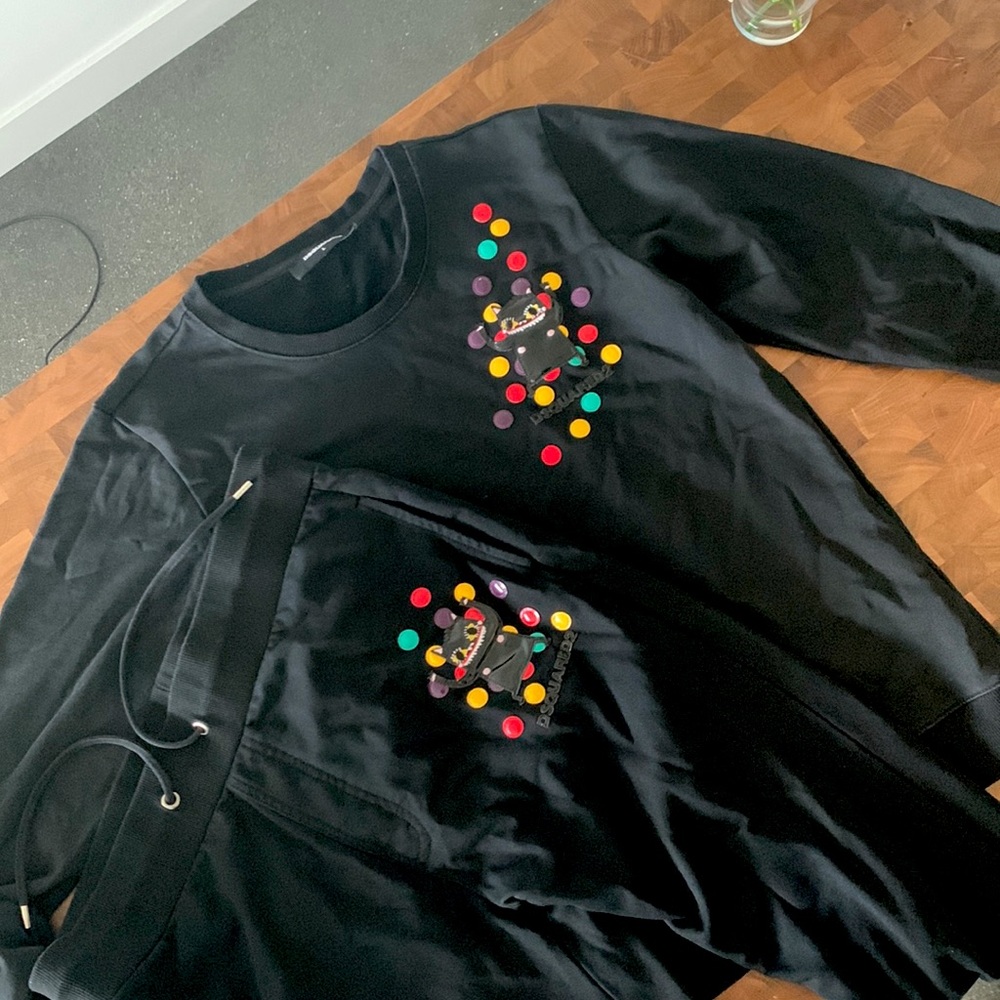 DSQUARED Matching Cat Tracksuit Set Size L